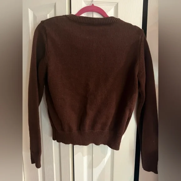 Classic Brown Women's Sweater - Picture 2 of 4